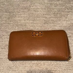 C wonder wallet tan leather
